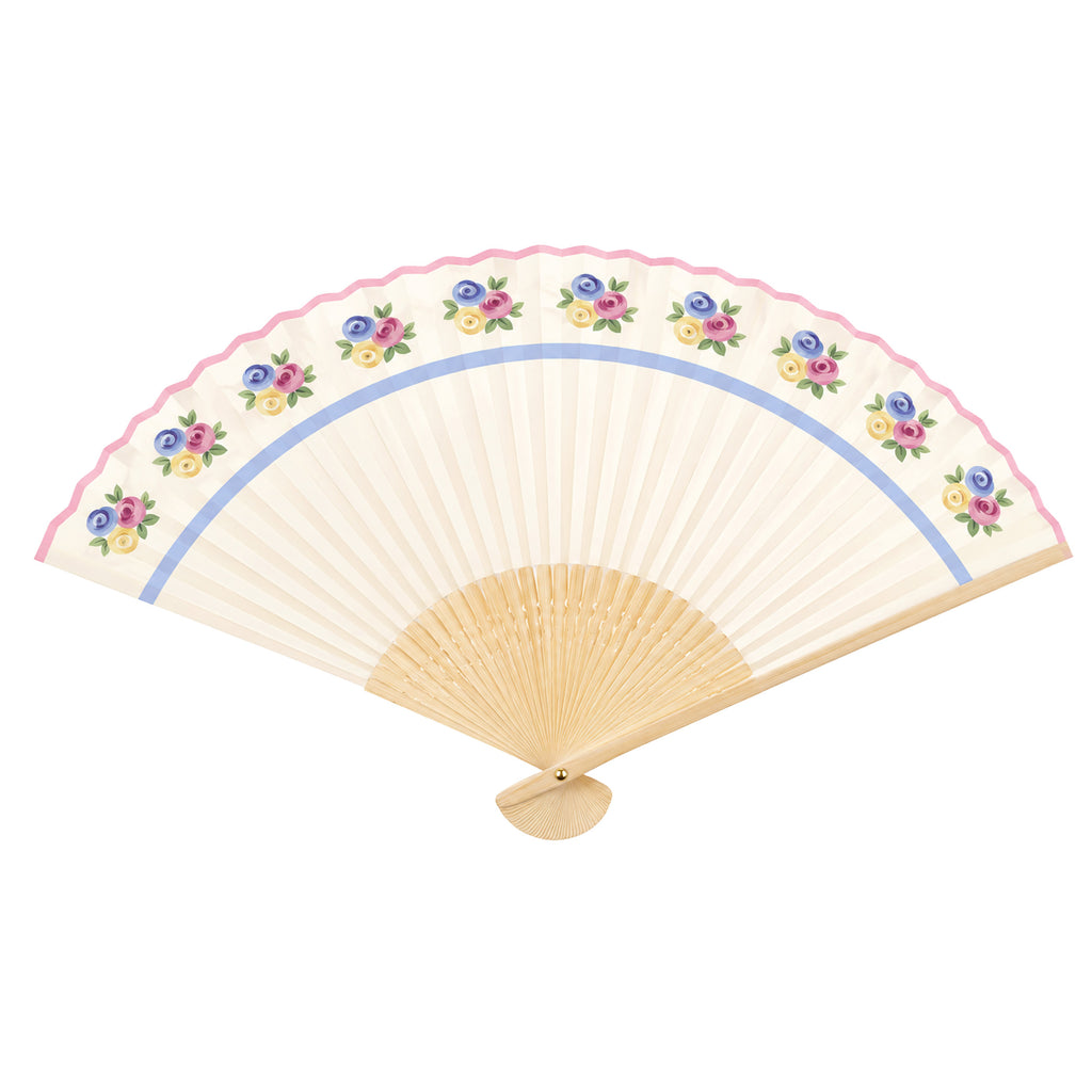 Tea Party Handheld Fan