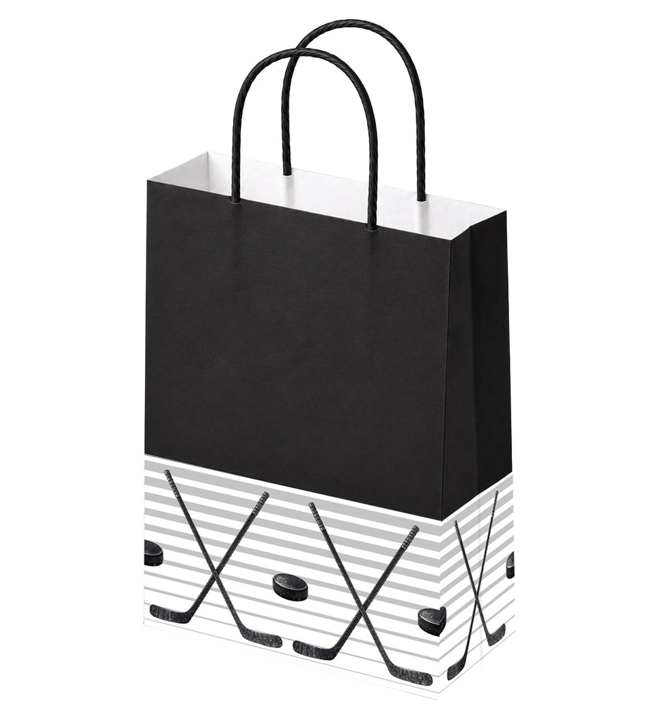 Hockey Favor Bags, 8 ct