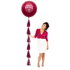 Vintage Birthday Jumbo Balloon 1 ct