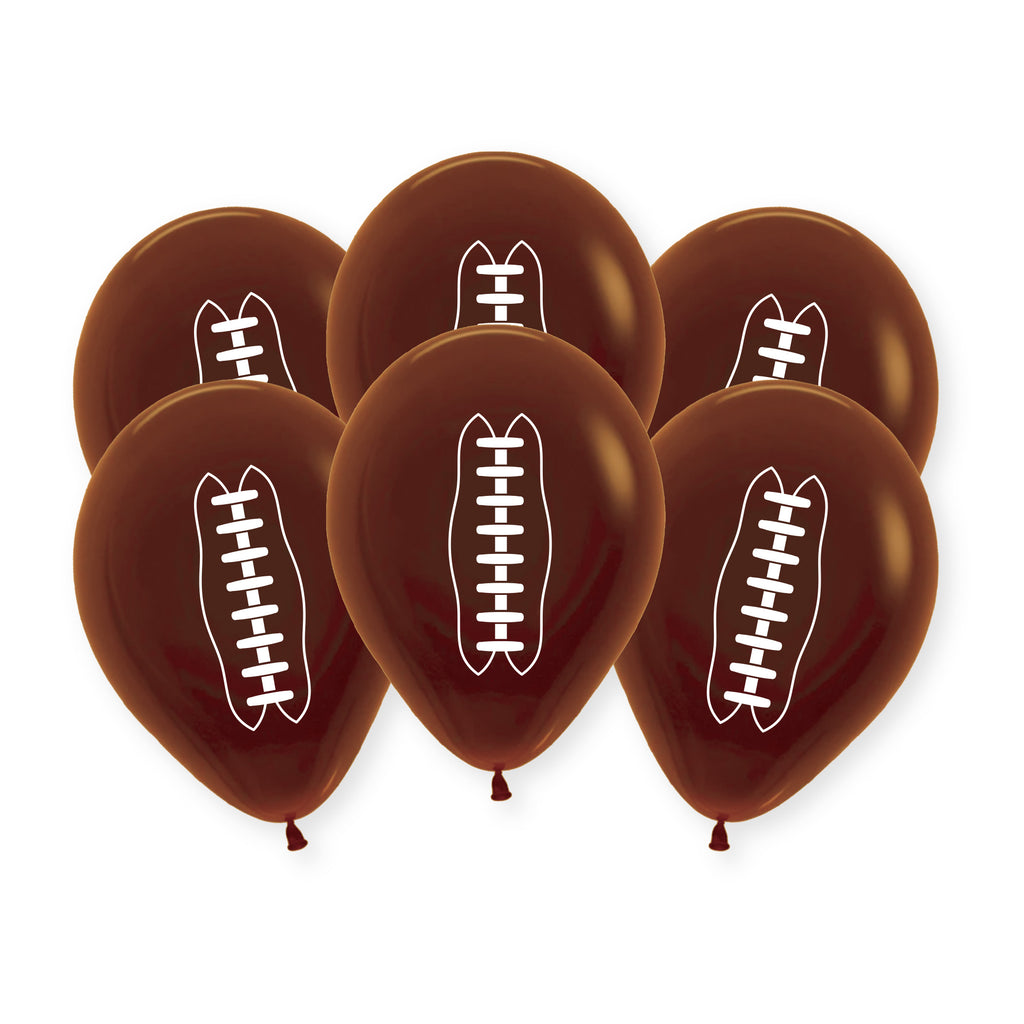 Football Balloons 6 ct