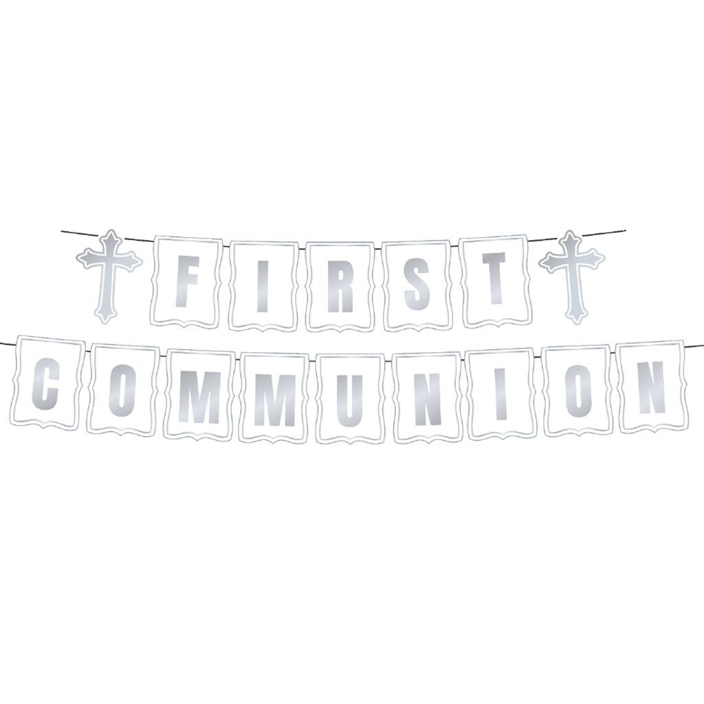 Blessed Day First Communion Banner, 6 FT