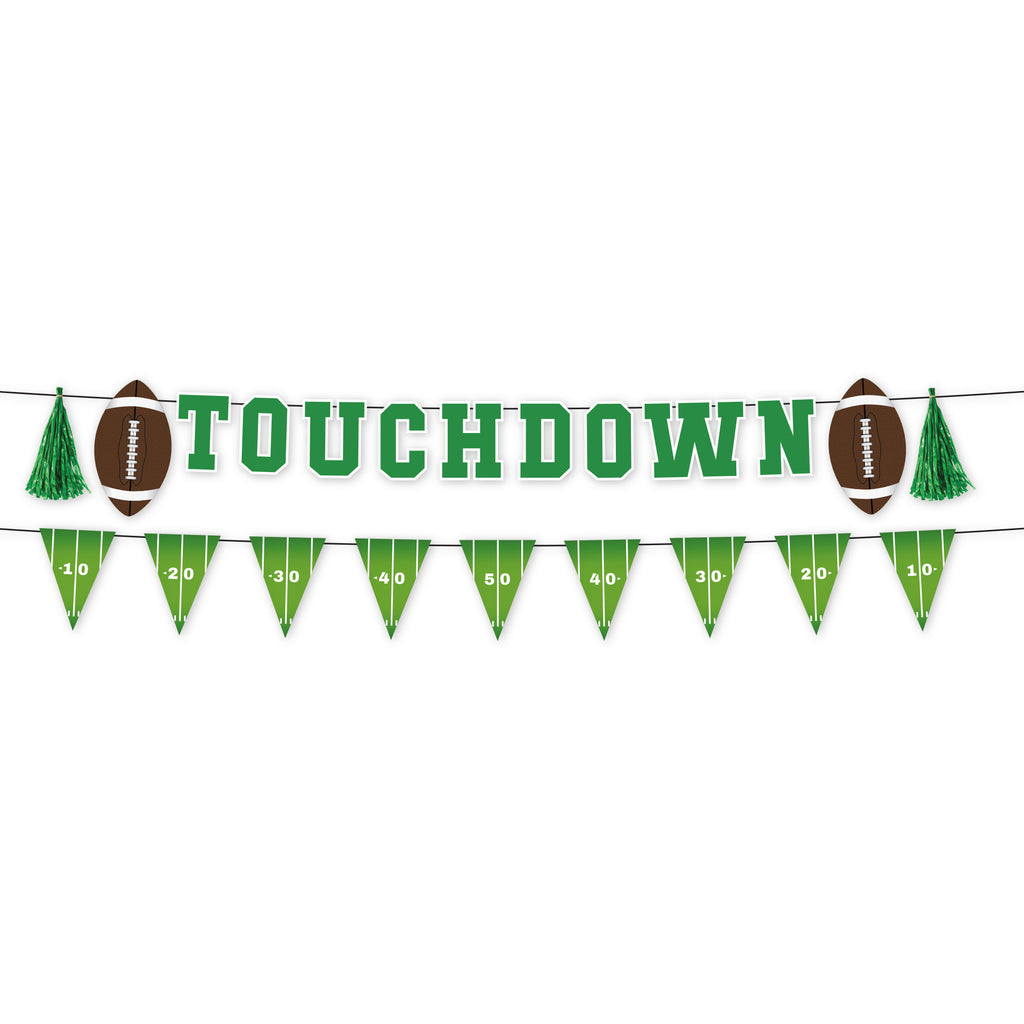 Football 2-Piece Banner, 8.2 FT