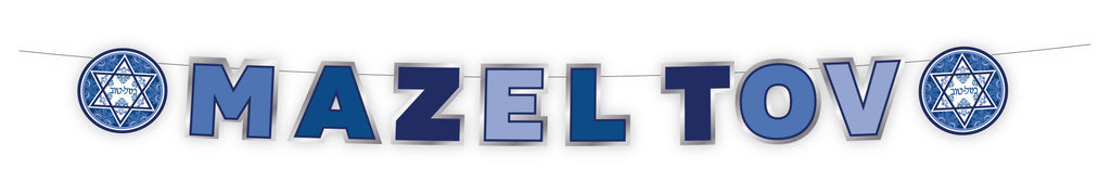 Mazel Tov Banner, 6 FT