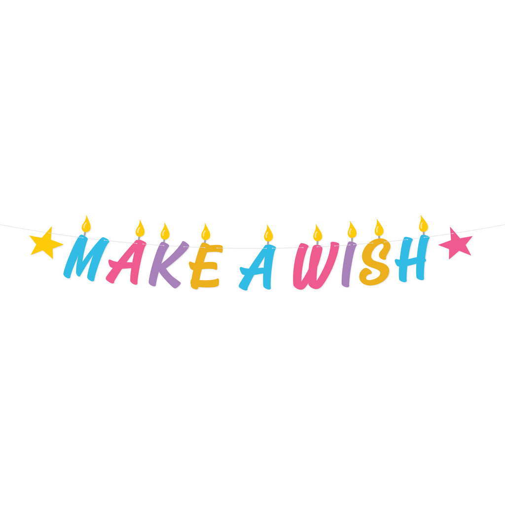 Make A Wish Banner 8.2 ft