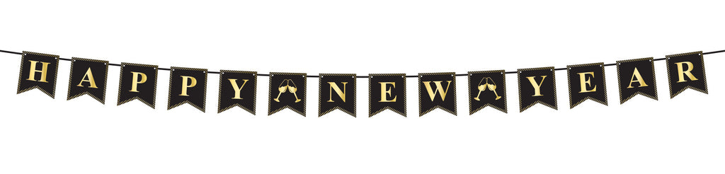 NYE Flag Banner, 7.2 ft