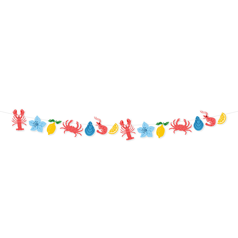 Summer Let's Get Crackin' Icon Banner, 7 FT