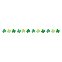St. Patrick's Day Lucky Charm Glitter Paper Banner