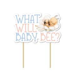 What Will Baby Bee? Cake Topper