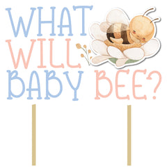 What Will Baby Bee? Cake Topper