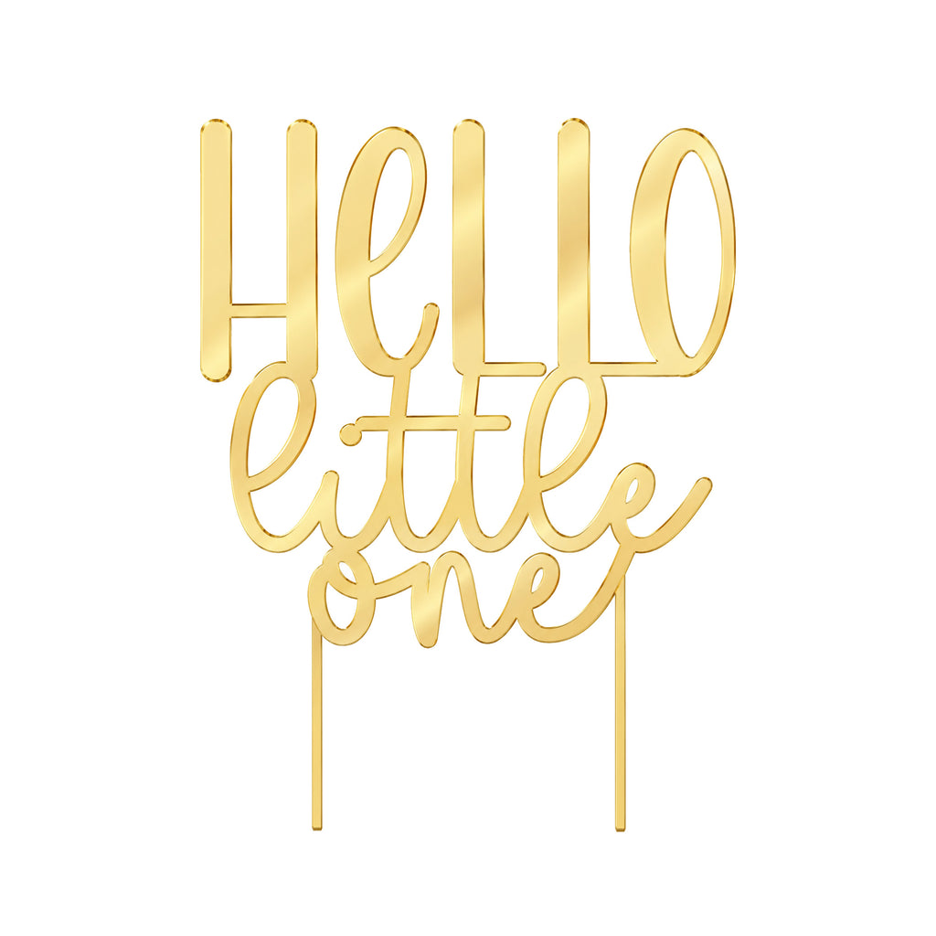 Hello little One Cake Topper