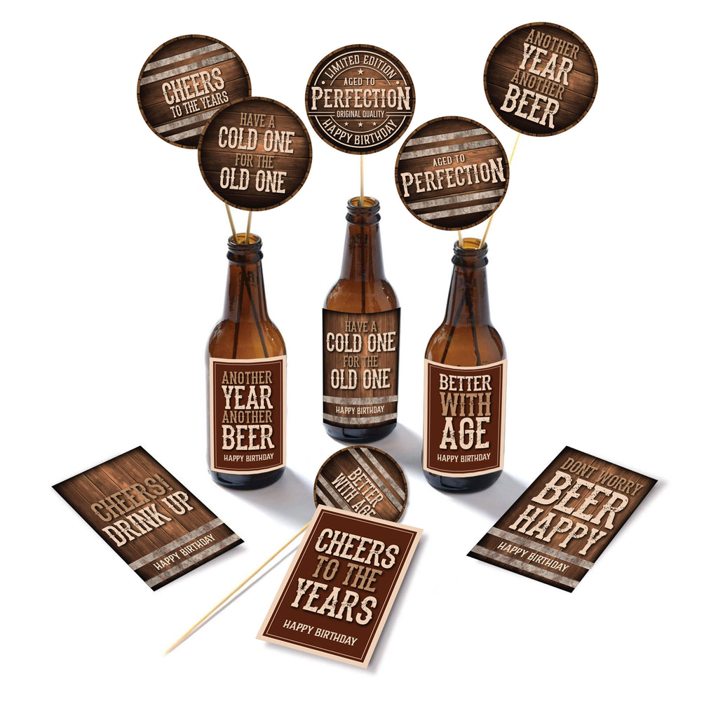Aged To Perfection Centerpiece Kit, 12-pk