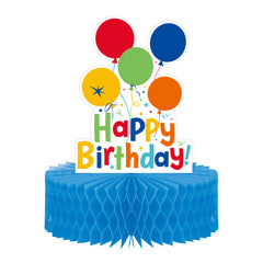 Happy Birthday Honeycomb Centrepiece