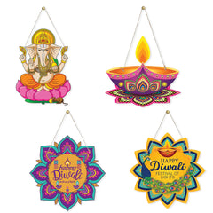 Diwali Hanging Decorations 4-pk