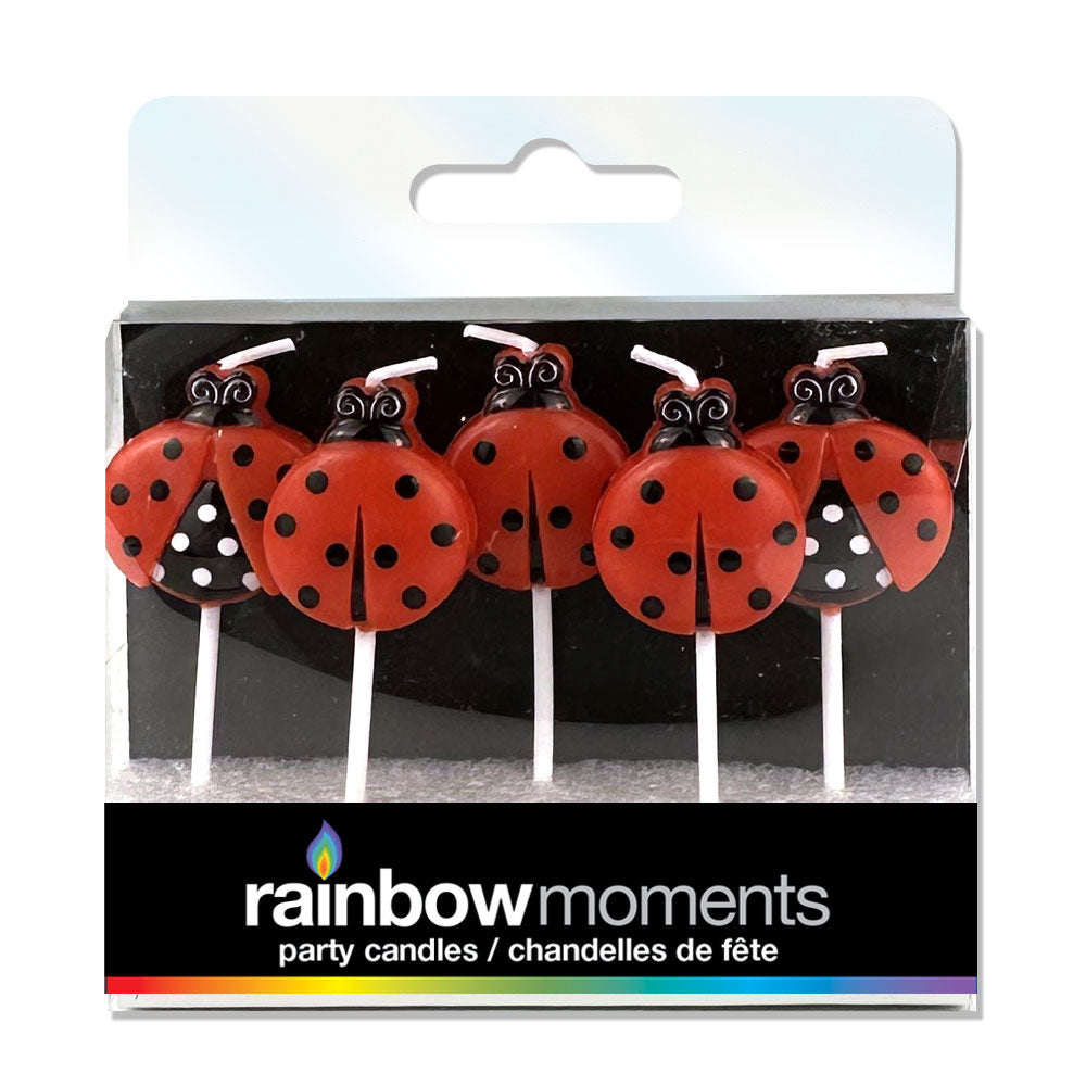 Lady Bugs Paraffin Shape Candles