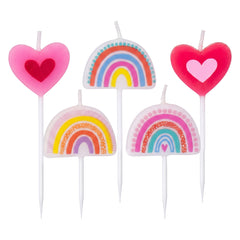 Rainbow Candles 5 pack (5-pk)
