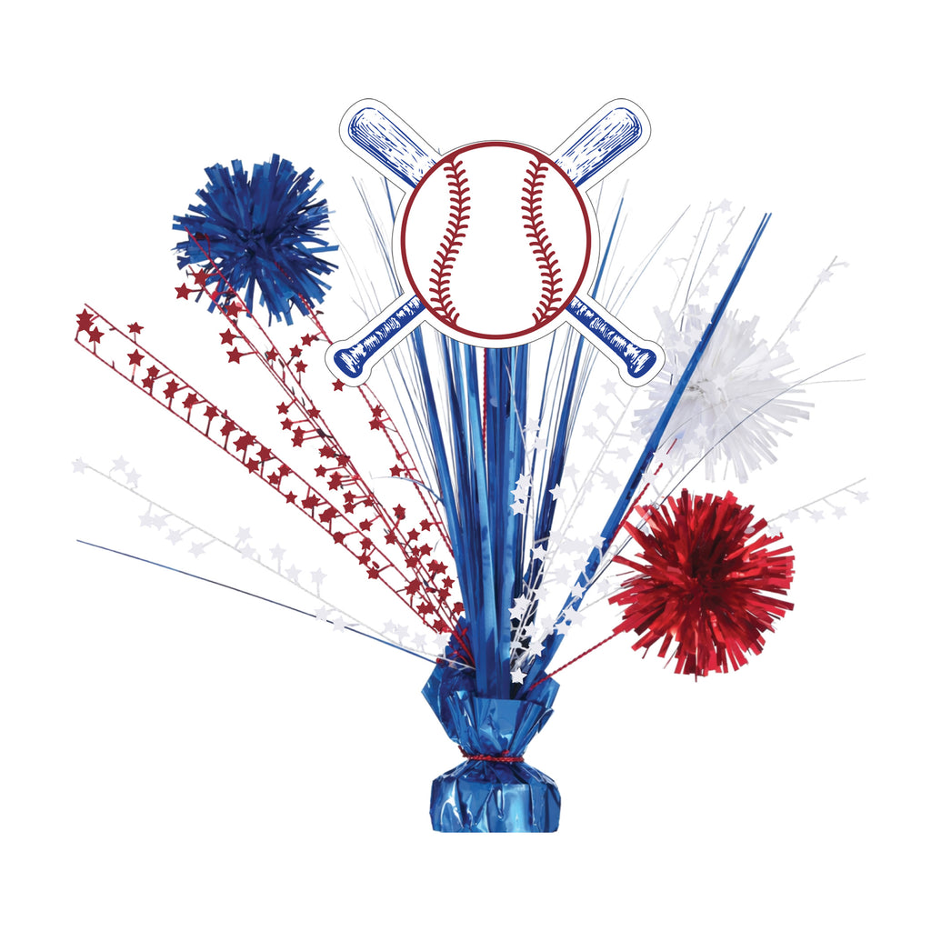 Baseball Centerpiece Spray