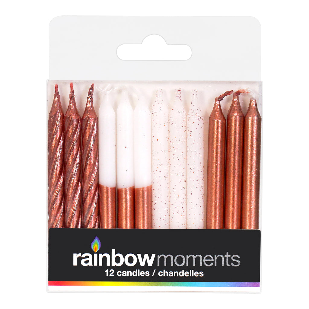 Rose Gold Combo Candles, 3.15