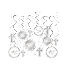 Blessed Swirl Decorations, 12-pk
