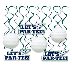 Golf Swirl Decorations, 12-pk