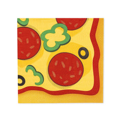 Pizza Beverage Napkin 16-pk