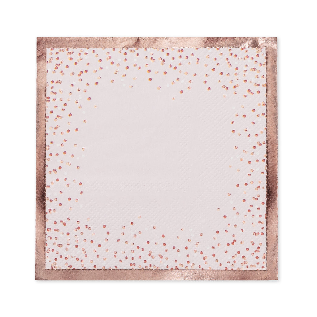 Blush Beverage Napkin, 16 ct