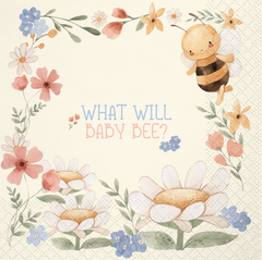 What Will Baby Bee? Lunch Napkin, 16 ct