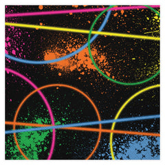 Glow Party Lunch Napkin, 16 ct
