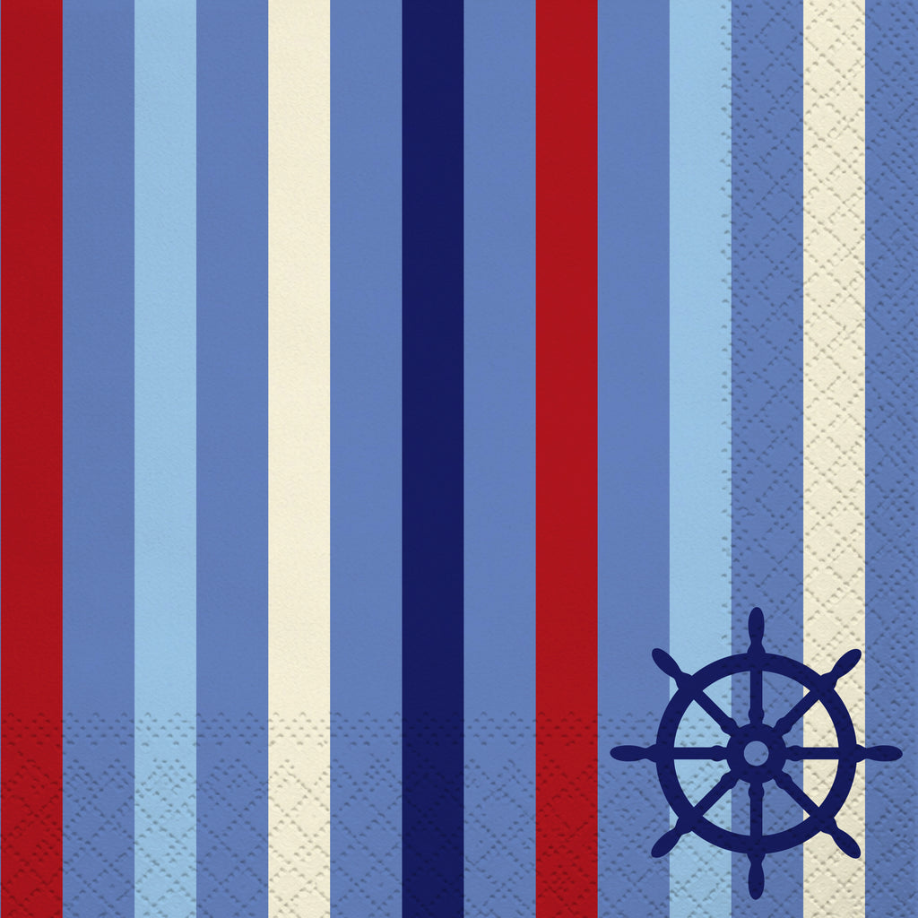 Summer Anchors Aweigh Lunch Napkin, 16 ct