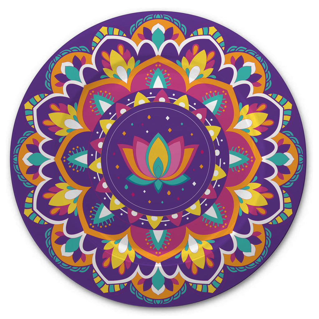 Diwali Plastic Plate 13