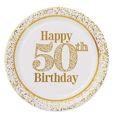 Golden Age 50th Birthday Lunch Plate 7