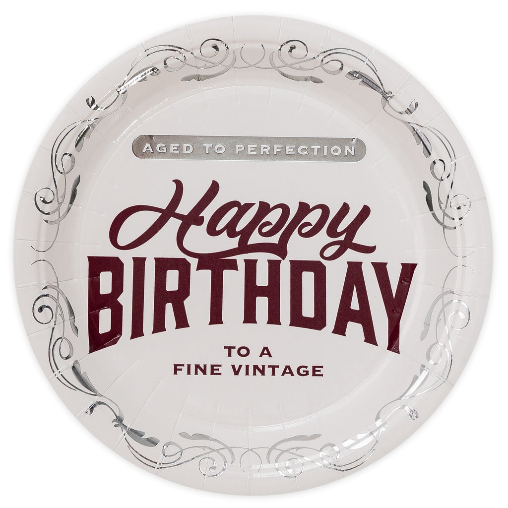 Vintage Birthday Dessert Plates 7