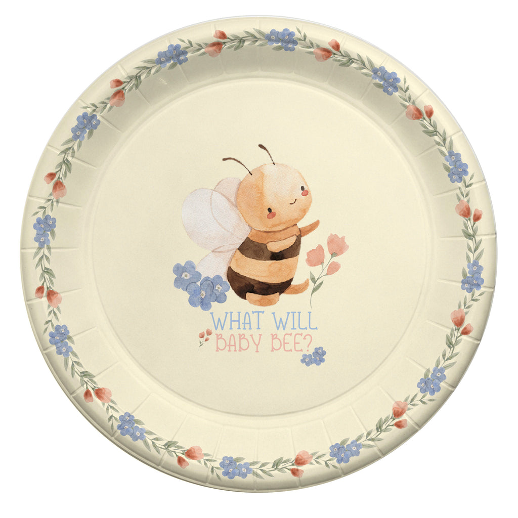 What Will Baby Bee? Dinner Plate 9