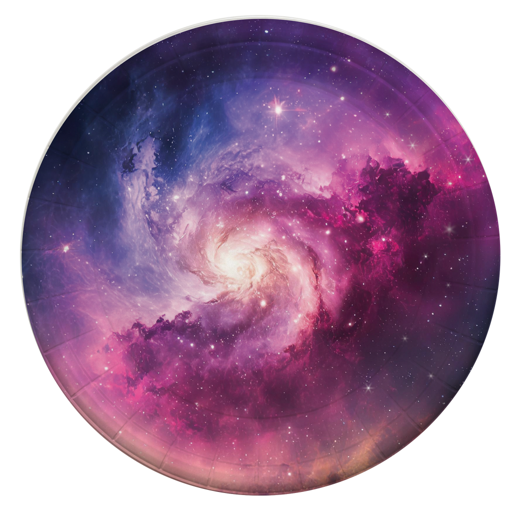 Disco Galaxy Dinner Plate 9