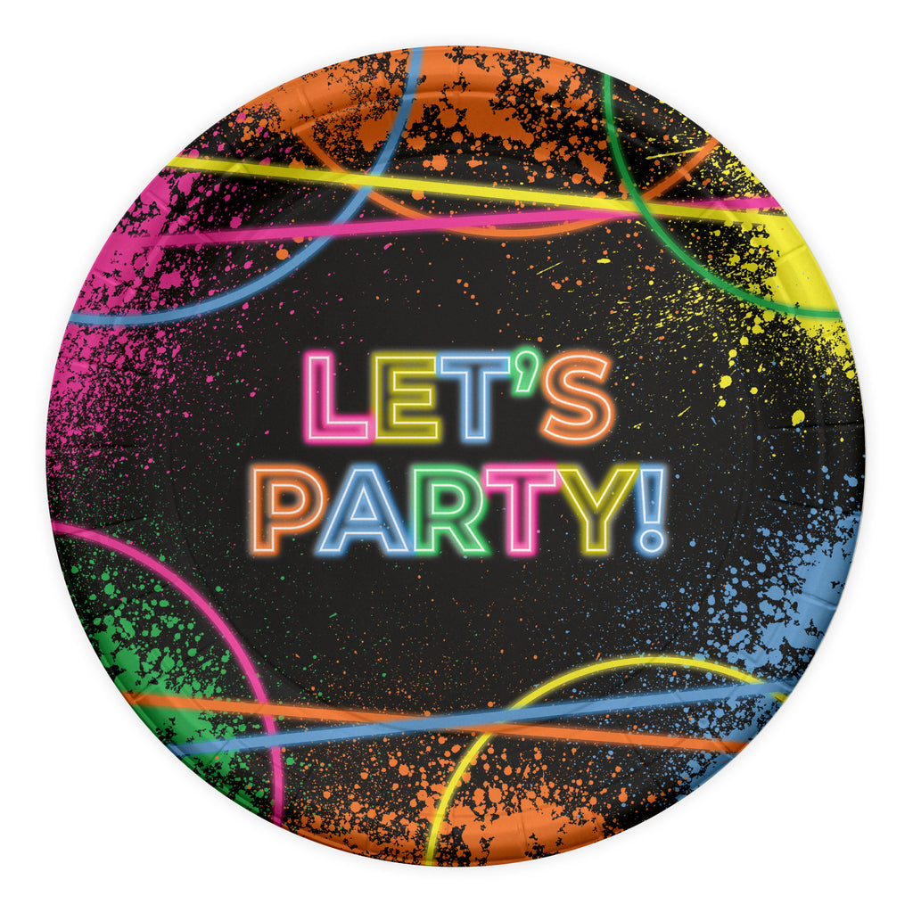 Glow Party Dinner Plate 9