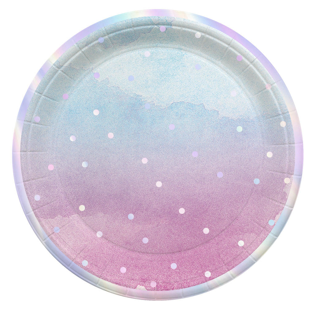 Iridescent Party Dinner Plate 9