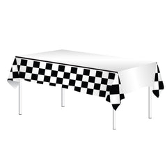 Racing Black and White Tablecover