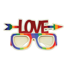 Pride Love Paper Glasses 6-pk