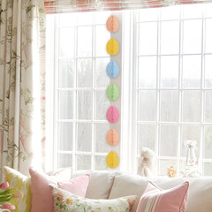 Floral Easter Bunny Honeycomb Decoration
