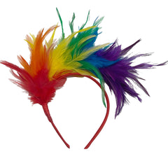 Pride Colorful Feather Headband