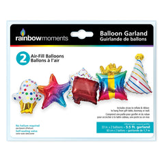 Birthday Cake Balloon Garland