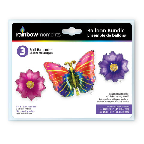 *Flash Sale* - Flowers & Butterfly Balloon Bundle