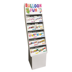 Foil Balloon Garlands Floor Peg Display with Header (120 units)