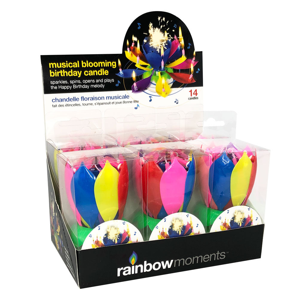 Counter Display – Musical Blooming Birthday Candle