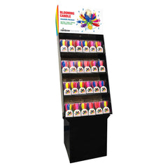 Display with Header – Musical Blooming Birthday Candle