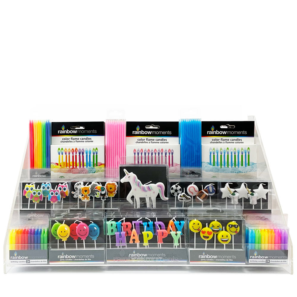 Acrylic Display – Shape Candle Assortment (276 units)