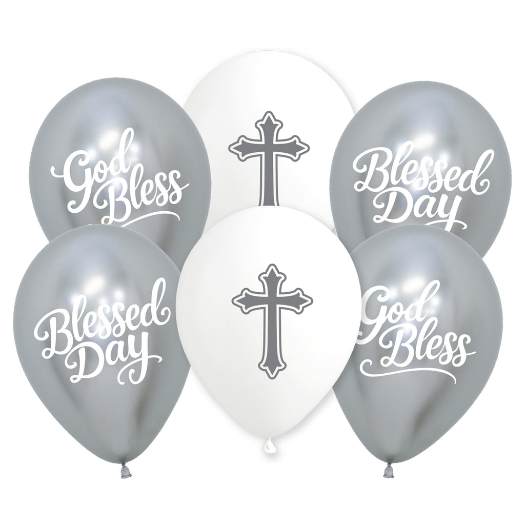 Blessed Day Balloons 6ct