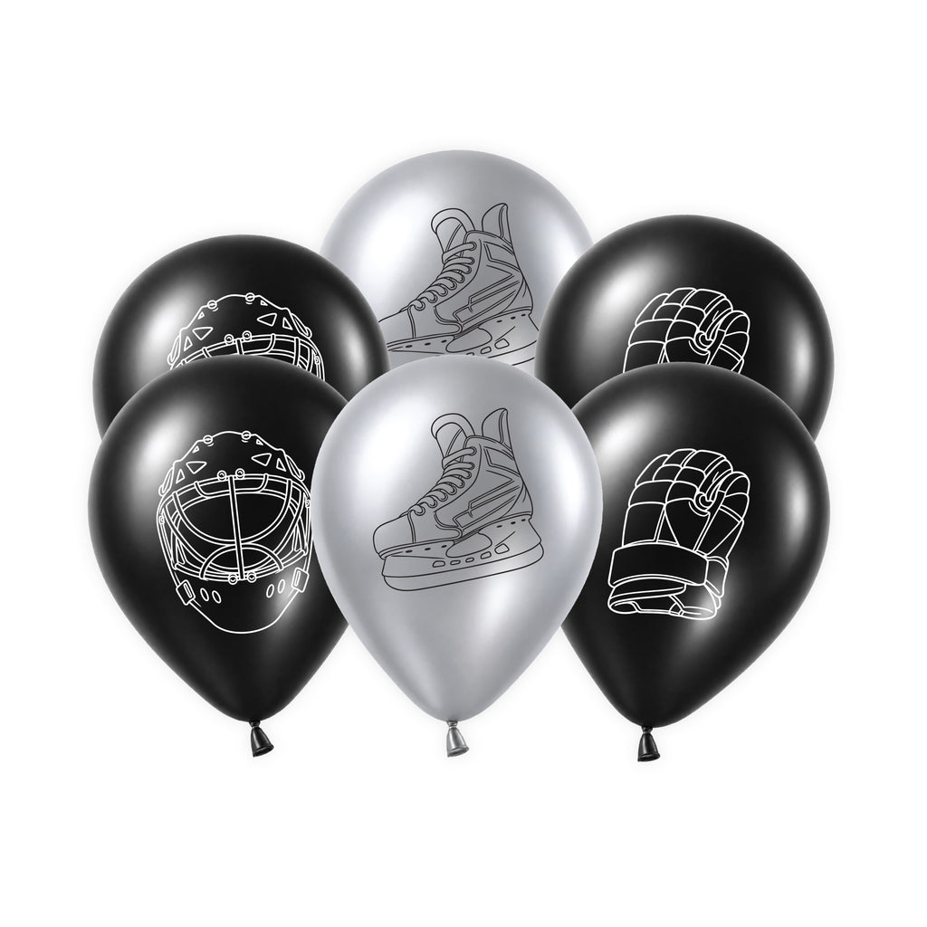 Hockey Balloons 6 ct