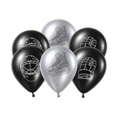 Hockey Balloons 6 ct