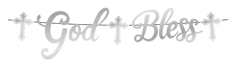 Blessed Day God Bless Banner, 5 FT