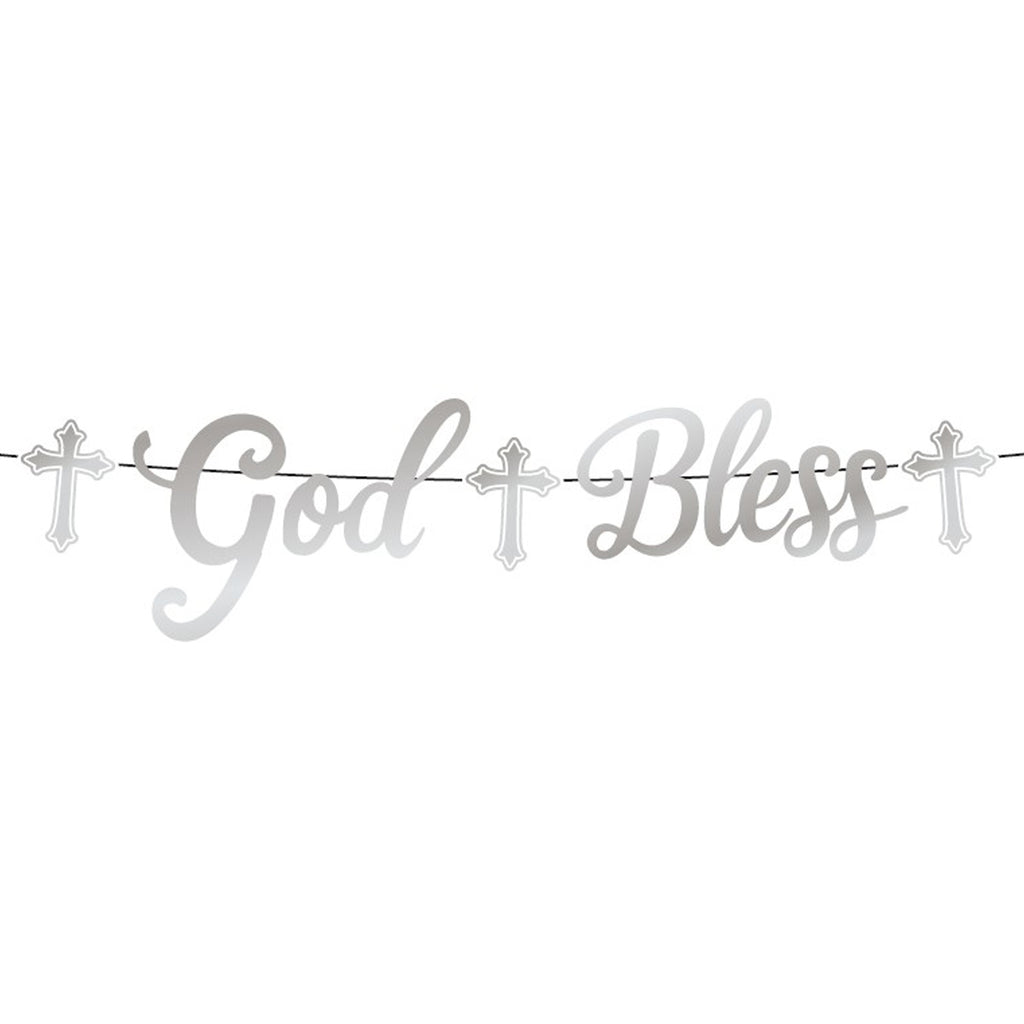 Blessed Day God Bless Banner, 5 FT